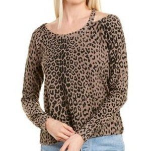 Chaser Leopard Raglan Pullover